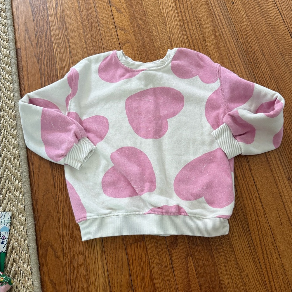 Zara Heart Sweatshirt
